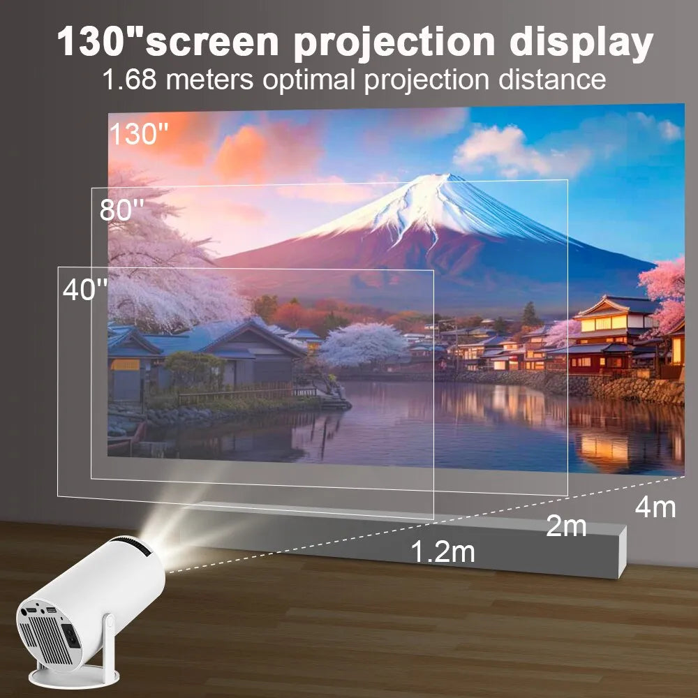 Mini Home Cinema Projector 4K WIFI